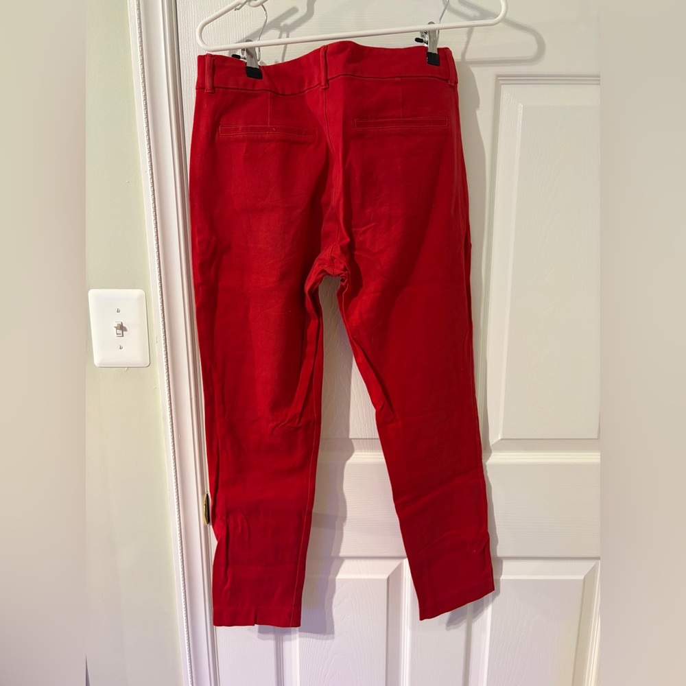Old Navy Bold Red Pixie Ankle Pants - image 2